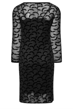 YOURS LONDON Curve Black Flocked Mesh Bodycon Dress 11 YOURS LONDON Curve Black Flocked Mesh Bodycon Dress -Outlet Stylo Wise Store d2075482 db4e 4a 161753 Y scaled