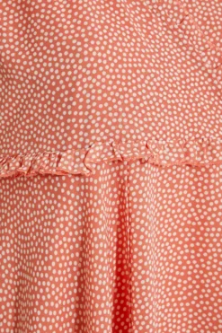 YOURS Curve Coral Pink Polka Dot Print Hanky Hem Dress -Outlet Stylo Wise Store d3058e49 5c48 4c 174007 Z scaled