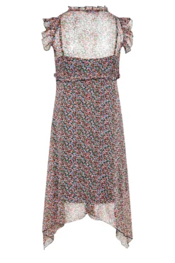 YOURS Curve Black Floral Hanky Hem Dress 11 YOURS Curve Black Floral Hanky Hem Dress -Outlet Stylo Wise Store d38391b0 d832 4d 174009 Y scaled