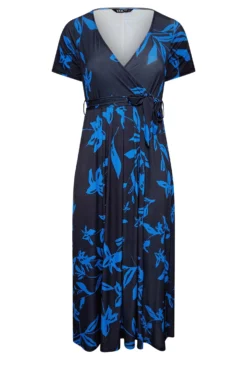 YOURS Curve Cobalt Blue Leaf Print Maxi Wrap Dress 10 YOURS Curve Cobalt Blue Leaf Print Maxi Wrap Dress -Outlet Stylo Wise Store d4136f36 ac6b 41 302159 X scaled
