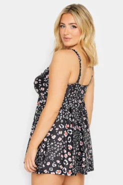 YOURS Curve Black Animal Print Buckle Tummy Control Swim Dress 8 YOURS Curve Black Animal Print Buckle Tummy Control Swim Dress -Outlet Stylo Wise Store d46dc710 8370 4d 150268 D scaled