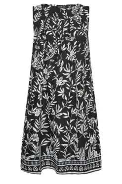 YOURS Curve Black Floral Midi Dress -Outlet Stylo Wise Store d538a4a8 6039 41 137327 X scaled