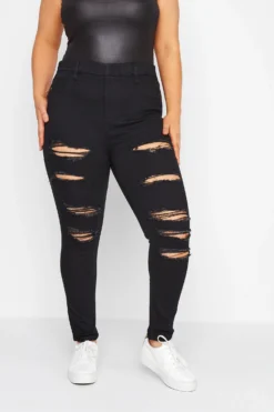 YOURS Curve Black Ripped Stretch GRACE Jeggings 11 YOURS Curve Black Ripped Stretch GRACE Jeggings -Outlet Stylo Wise Store d64e1745 8b8f 4a 143078 A scaled