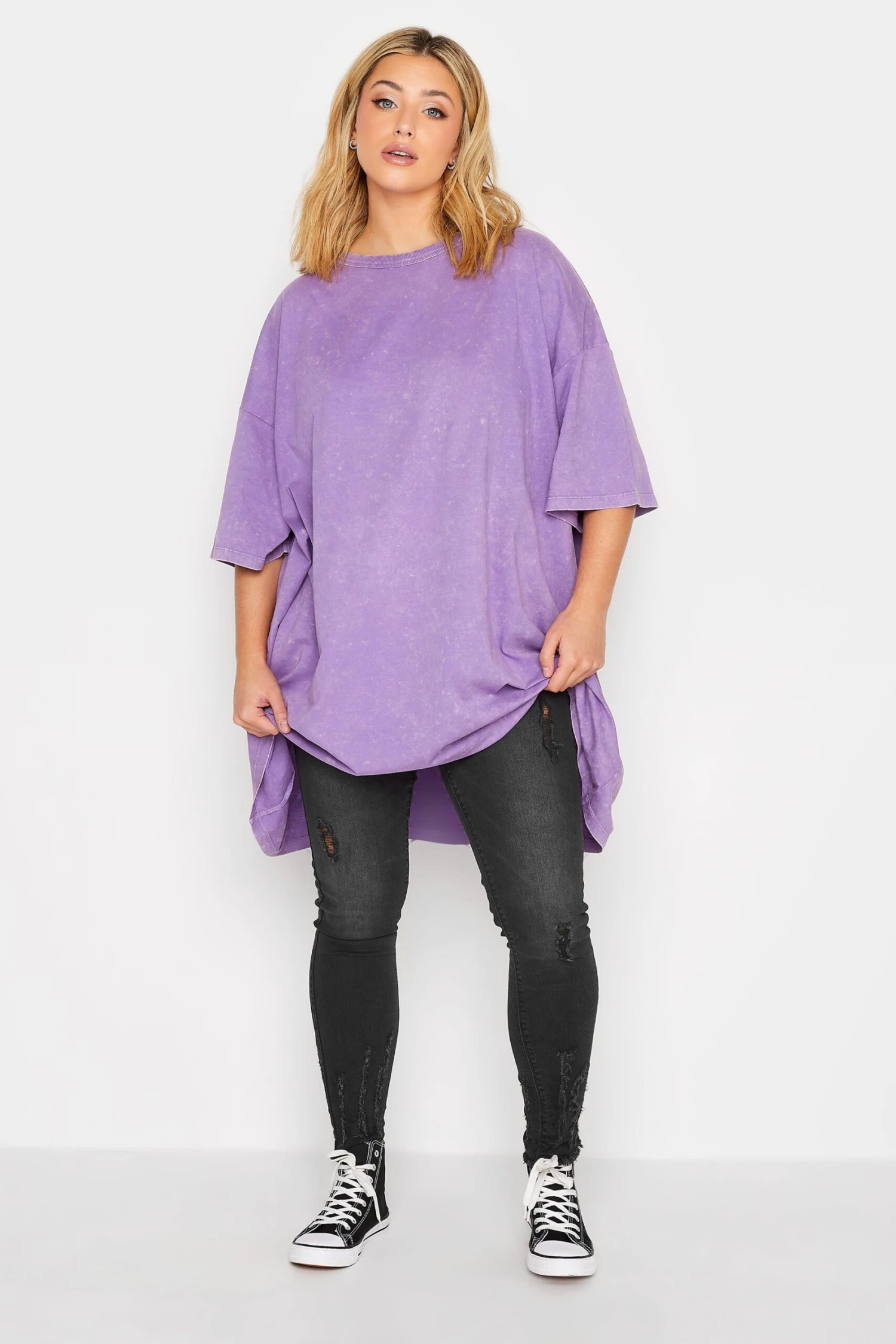 YOURS Curve Black Washed Cat Scratch Stretch GRACE Jeggings 1 YOURS Curve Black Washed Cat Scratch Stretch GRACE Jeggings