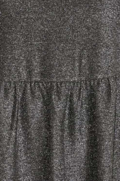 YOURS Curve Grey Glitter Frill Sleeve Smock Dress -Outlet Stylo Wise Store d7ada909 82f4 41 137243 Z scaled