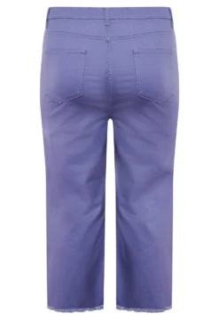 YOURS Curve Purple Stretch Cropped Jeans -Outlet Stylo Wise Store d7cf08e6 1074 45 144690 Y scaled