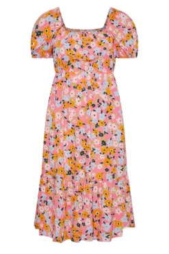 YOURS Curve Pink Floral Square Neck Midaxi Dress 10 YOURS Curve Pink Floral Square Neck Midaxi Dress -Outlet Stylo Wise Store d8a5f65e 3de0 46 137158 X scaled