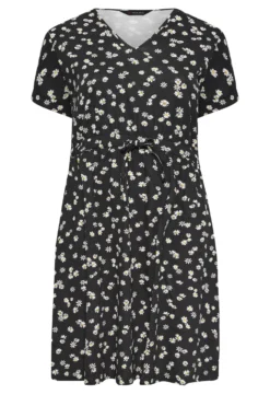 YOURS Curve Black Daisy Print Cotton T-Shirt Dress 10 YOURS Curve Black Daisy Print Cotton T-Shirt Dress -Outlet Stylo Wise Store d988f89a 5995 4b 137305 X scaled