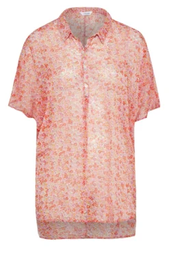 YOURS Curve Pink Ditsy Print Batwing Blouse -Outlet Stylo Wise Store d9aeddac aa94 4c 173976 X scaled