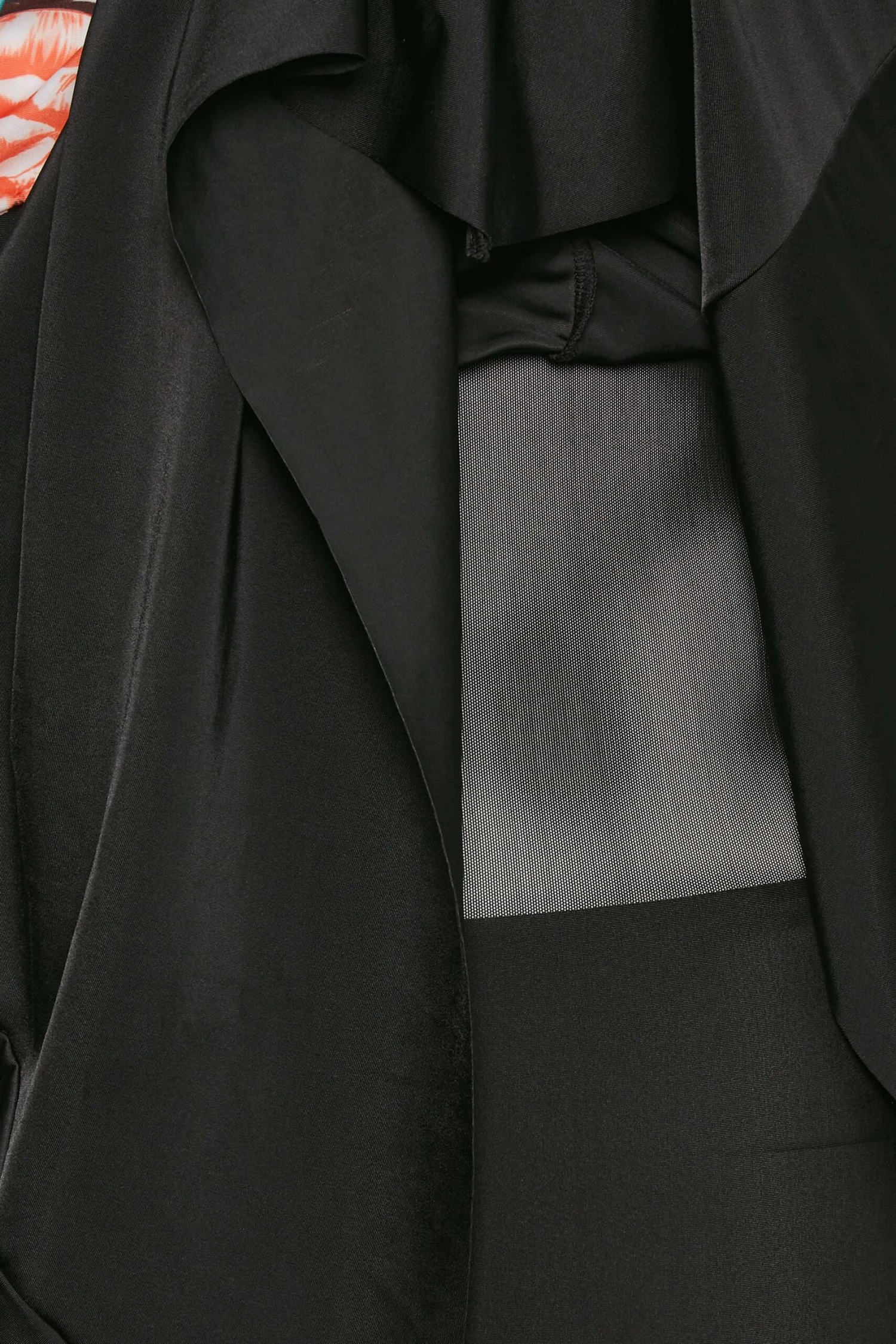 YOURS Curve Black Tropical Print Hanky Hem Swimdress 5 YOURS Curve Black Tropical Print Hanky Hem Swimdress - Image 5