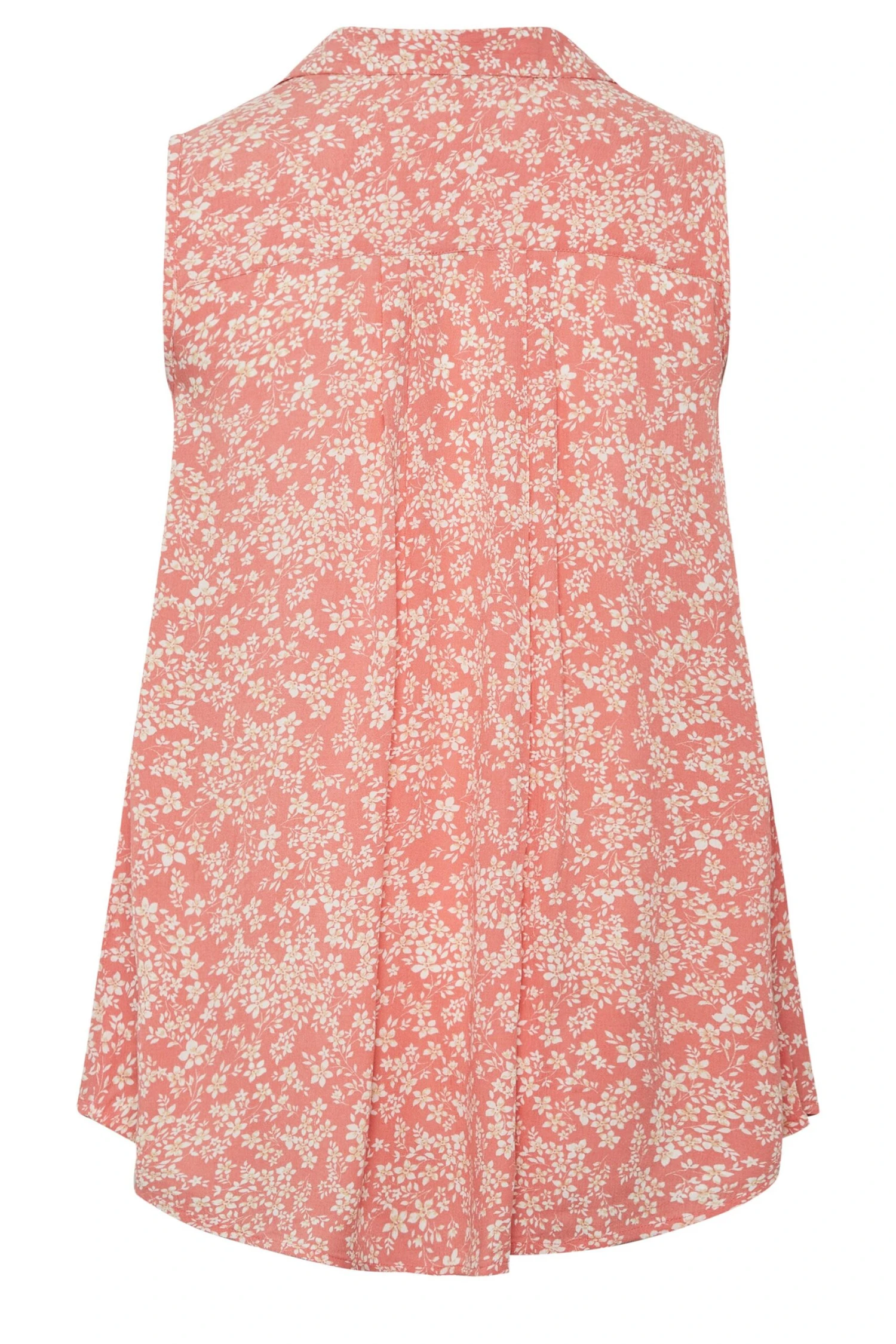 YOURS Curve Pink Ditsy Floral Print Blouse 6 YOURS Curve Pink Ditsy Floral Print Blouse - Image 6