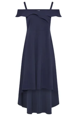 YOURS LONDON Curve Navy Blue Bardot High Low Midi Dress 10 YOURS LONDON Curve Navy Blue Bardot High Low Midi Dress -Outlet Stylo Wise Store da8c3798 d65b 4c 162087 X scaled