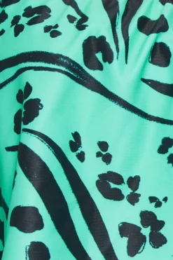 YOURS Curve Turquoise Green Animal Print Bikini Top -Outlet Stylo Wise Store dbe55c3f 893b 42 150318 Z scaled