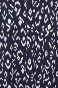 YOURS Curve Navy Blue Animal Print Beach Dress -Outlet Stylo Wise Store dcc609c3 876e 4a 150329 Z scaled