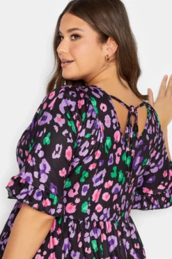 YOURS Curve Black Animal Print Smock Midi Dress 8 YOURS Curve Black Animal Print Smock Midi Dress -Outlet Stylo Wise Store dceb6ce1 1b19 4e 137508 D scaled