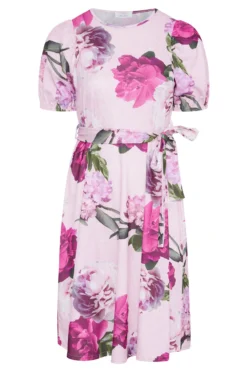 YOURS LONDON Curve Pink Floral Puff Sleeve Dress 10 YOURS LONDON Curve Pink Floral Puff Sleeve Dress -Outlet Stylo Wise Store ddccb220 c730 4a 161369 F scaled