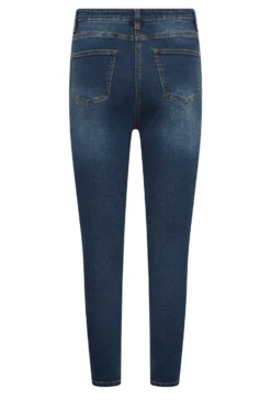 YOURS PETITE Curve Mid Blue Skinny AVA Jeans
