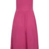 YOURS PETITE Curve Pink Button Through Midi Dress