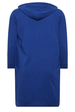 YOURS Curve Cobalt Blue Pocket Hoodie Dress -Outlet Stylo Wise Store df38c702 d79c 46 301729 Y scaled