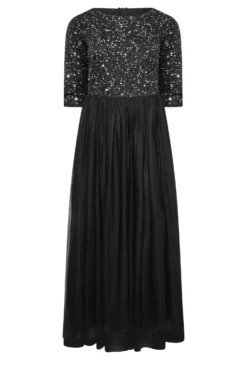LUXE Curve Black Sequin Hand Embellished Maxi Dress 11 LUXE Curve Black Sequin Hand Embellished Maxi Dress -Outlet Stylo Wise Store e03b7827 f8ee 49 161873 X scaled