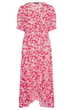 LIMITED COLLECTION Curve Red Floral Hanky Hem Dress 10 LIMITED COLLECTION Curve Red Floral Hanky Hem Dress -Outlet Stylo Wise Store e2272001 72fc 4f 214395 X scaled