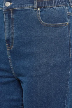 YOURS Curve Blue Elasticated Waist Stretch Wide Leg Jeans 8 YOURS Curve Blue Elasticated Waist Stretch Wide Leg Jeans -Outlet Stylo Wise Store e4c2b488 63d7 48 143238 Z scaled
