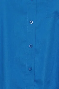 YOURS Curve Blue Oversized Poplin Shirt -Outlet Stylo Wise Store e5402b29 bf34 4d 131717 Z scaled