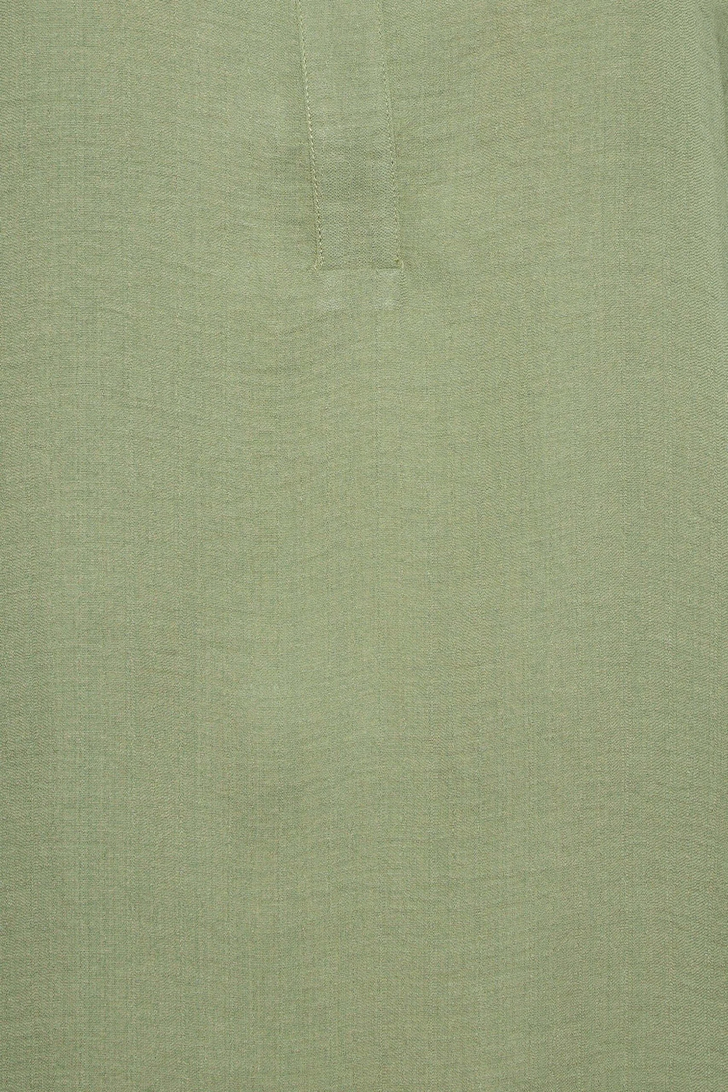YOURS Curve Khaki Green V-Neck Blouse 4 YOURS Curve Khaki Green V-Neck Blouse - Image 4