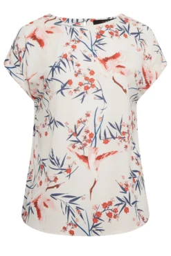 YOURS Curve White Floral Print Tab Sleeve Blouse 9 YOURS Curve White Floral Print Tab Sleeve Blouse -Outlet Stylo Wise Store e694b95c 1915 4d 174317 X scaled