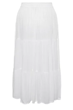 YOURS Curve White Tiered Beach Skirt 8 YOURS Curve White Tiered Beach Skirt -Outlet Stylo Wise Store e8d63ebf 7944 41 150343 Y scaled