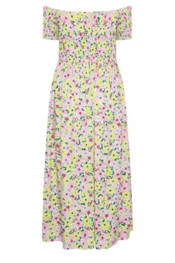 YOURS Curve White Floral Print Shirred Maxi Dress 11 YOURS Curve White Floral Print Shirred Maxi Dress -Outlet Stylo Wise Store e9886273 cee8 49 137342 Y scaled