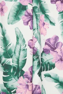 YOURS LONDON Curve White Tropical Print Bow Front Dress -Outlet Stylo Wise Store ebdda5b4 824d 4c 162197 Z scaled