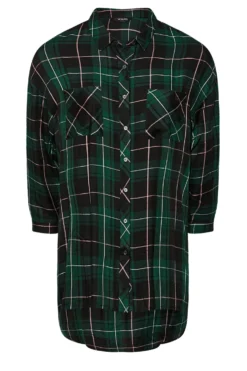 YOURS Curve Green Checked Button Through Shirt 10 YOURS Curve Green Checked Button Through Shirt -Outlet Stylo Wise Store eccc8fc1 af88 40 131652 X scaled