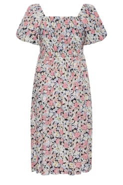 BUMP IT UP MATERNITY Curve Pink Floral Shirred Dress -Outlet Stylo Wise Store ee9f86bd d11c 4b 158402 Y scaled