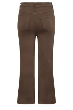 YOURS Curve Brown Stretch Wide Leg Jeans 8 YOURS Curve Brown Stretch Wide Leg Jeans -Outlet Stylo Wise Store ef03f3f1 98c9 44 143025 YR scaled