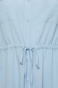 YOURS Curve Light Blue Utility Tunic Linen Blend Shirt -Outlet Stylo Wise Store f068721d a352 4c 131754 Z scaled