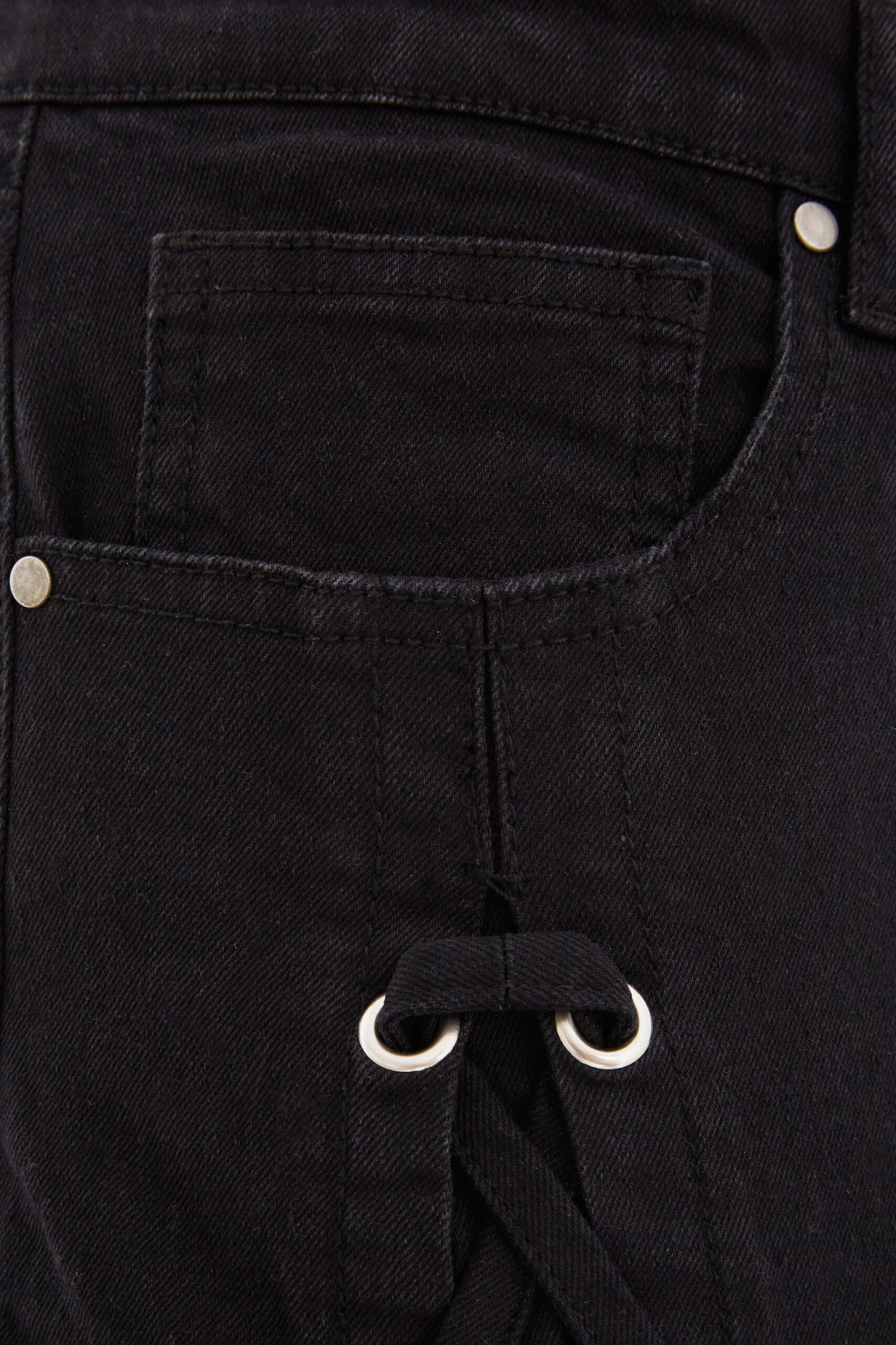 YOURS Curve Black Lace Up Skinny Stretch AVA Jeans 3 YOURS Curve Black Lace Up Skinny Stretch AVA Jeans - Image 3