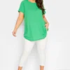 YOURS Curve White Cropped Stretch GRACE Jeggings