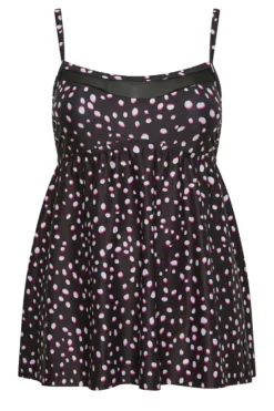 YOURS Curve Black Spot Print Mesh Panel Swimdress -Outlet Stylo Wise Store f5c1091b 5f13 42 150305 X scaled