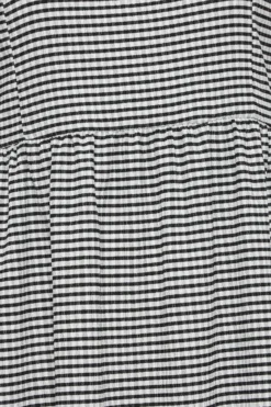 YOURS Curve Black Gingham Textured Smock Midi Dress -Outlet Stylo Wise Store f71b4532 f5d9 41 137516 Z scaled