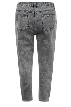 YOURS Curve Grey Ripped MOM Jeans 10 YOURS Curve Grey Ripped MOM Jeans -Outlet Stylo Wise Store f7219ec5 84ee 48 143012 Y scaled