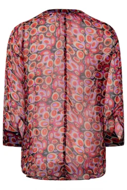 YOURS Curve Black & Red Retro Swirl Print Balloon Sleeve Shirt -Outlet Stylo Wise Store f85b2d25 d29f 4c 174023 Y scaled