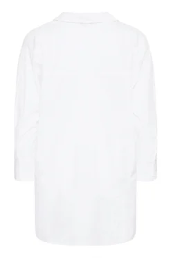 LIMITED COLLECTION Curve White Oversized Boyfriend Shirt 11 LIMITED COLLECTION Curve White Oversized Boyfriend Shirt -Outlet Stylo Wise Store f9a777b8 45d2 42 214266 BK scaled