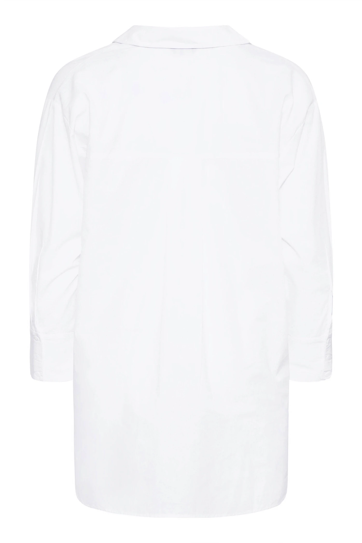 LIMITED COLLECTION Curve White Oversized Boyfriend Shirt 6 LIMITED COLLECTION Curve White Oversized Boyfriend Shirt - Image 6