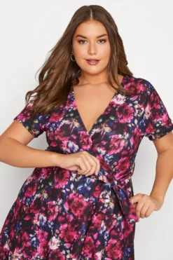 YOURS LONDON Curve Pink & Blue Floral Wrap Skater Dress 8 YOURS LONDON Curve Pink & Blue Floral Wrap Skater Dress -Outlet Stylo Wise Store fad0d0c9 f9d7 40 161791 D scaled