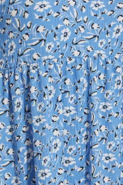 YOURS Curve Blue Ditsy Print Tiered Dress -Outlet Stylo Wise Store fb6a6c84 9576 4b 300802 Z scaled