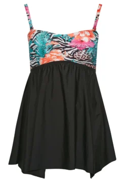 YOURS Curve Black Tropical Print Hanky Hem Swimdress 11 YOURS Curve Black Tropical Print Hanky Hem Swimdress -Outlet Stylo Wise Store fdd11f67 4d1b 46 150302 X scaled