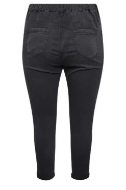 YOURS Curve Washed Black Cropped Stretch Ripped GRACE Jeggings -Outlet Stylo Wise Store fe577949 8c57 46 144708 Y scaled