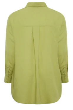 YOURS Curve Green Linen Blend Shirt 11 YOURS Curve Green Linen Blend Shirt -Outlet Stylo Wise Store fe7ec116 9792 4e 131758 Y scaled